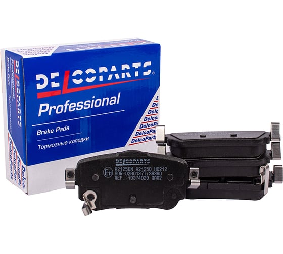 Изображение товара Колодки тормозные задние дисковые Delcoparts 19374029