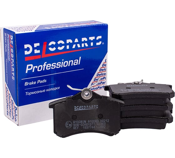 Изображение товара Колодки тормозные задние дисковые Delcoparts 19377447