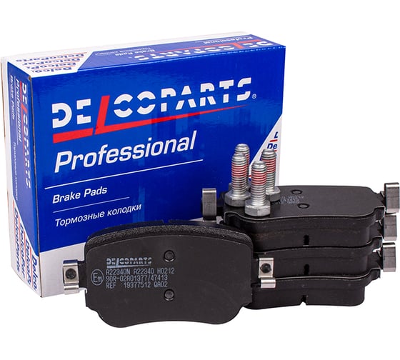Изображение товара Колодки тормозные задние дисковые Delcoparts 19377512