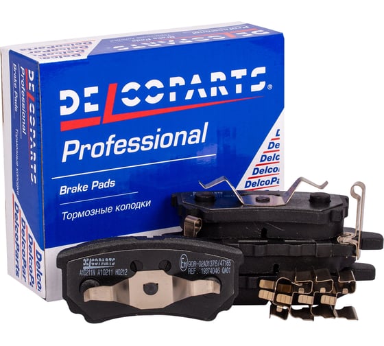 Изображение товара Колодки тормозные задние дисковые Delcoparts 19374046