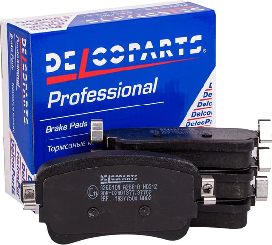 Изображение товара Колодки тормозные задние дисковые Delcoparts 19377504