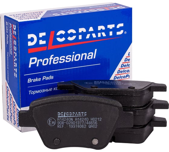 Изображение товара Колодки тормозные задние дисковые Delcoparts 19374062