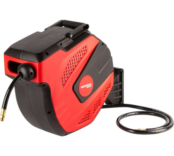 Изображение товара Шланг пневматический армированный PVC на катушке (15+1 м; 1/4; 20 бар) WIEDERKRAFT WDK-85250