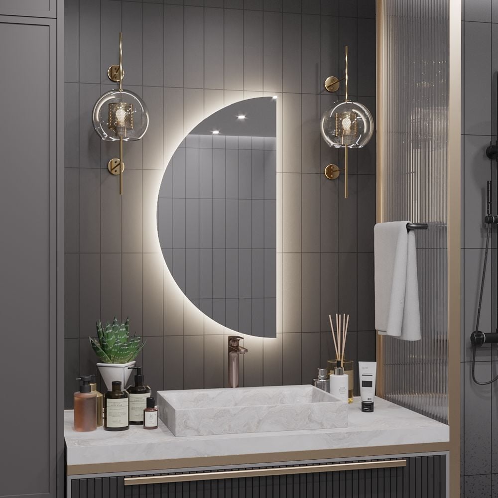 Круглое зеркало для ванной ALIAS зеркало aqwella rm 80 круглое белое rm0208w