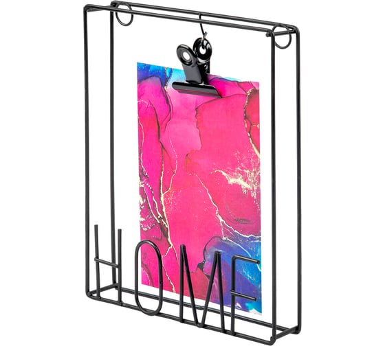 Изображение товара Металлическая фоторамка lemax дом, 200х155х30, черный Fancy17