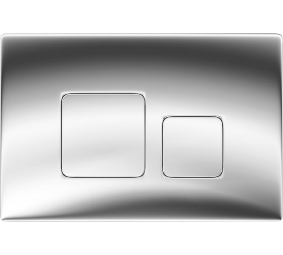 Изображение товара Клавиша смыва Teymi Kati (подходит для инсталляций T70011, T70033, T70035) двойной смыв хром глянец T70701CH ЦБ-00266821