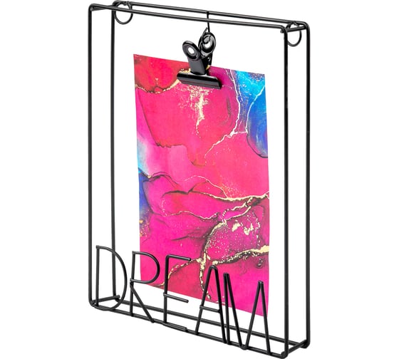 Изображение товара Металлическая фоторамка Вещицы Lemax PROF мечта, 230х180х30, черный Fancy16