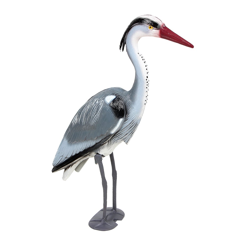 Изображение товара Садовая фигура Журавль серый INBLOOM 72x18x71 см пластик