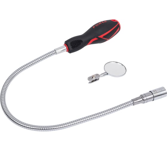 Изображение товара Зеркало на гибком удлинителе с магнитом и лампой FORCE 617L