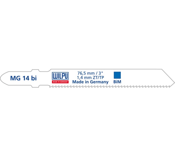 Изображение товара Пилка по металлу MG 14 bi 5 шт. WILPU 258100005