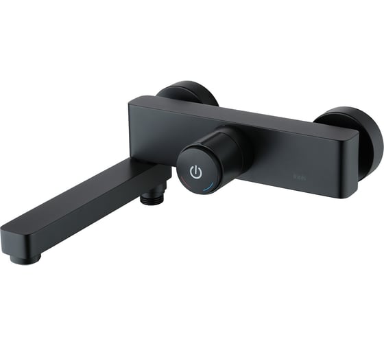 Изображение товара Смеситель для ванны IDDIS с управлением push control, черный матовый, slide SLIBLBTi02WA