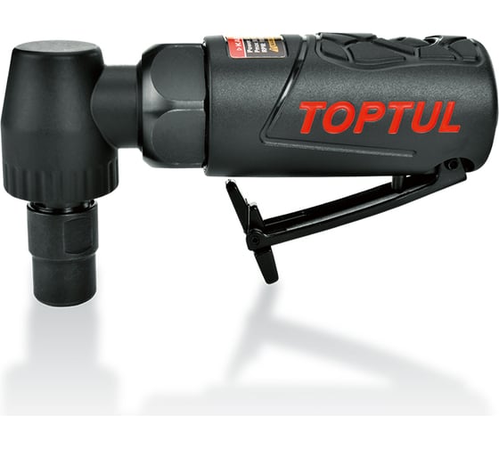 Изображение товара Зачистная пневматическая угловая машинка TOPTUL мини 1/4", 6 мм, 18000 об/мин KASD0818