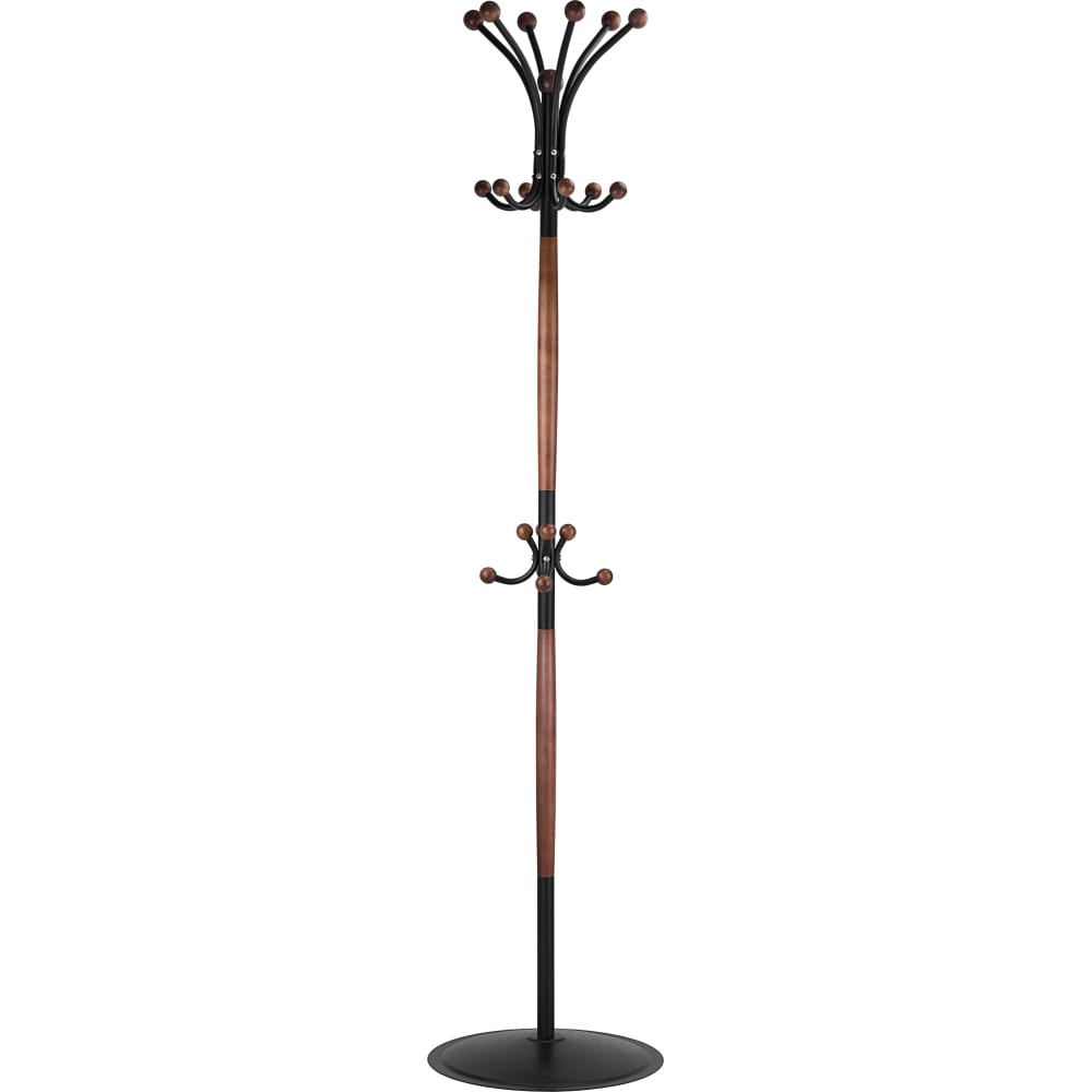 Напольная вешалка Мебелик вешалка костюмная с зеркалом на колесах мебелик в 24н средне коричневый п0001133