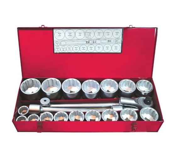 Изображение товара Набор дюймового инструмента, 12 граней, 21шт FORCE 8211S