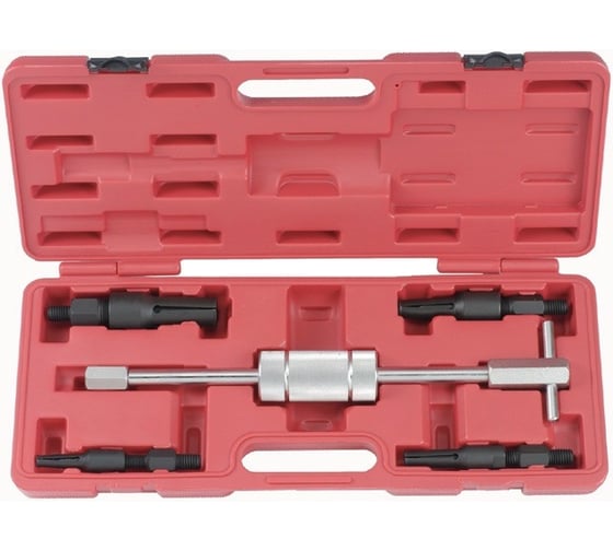 Изображение товара Набор съёмников подшипников 10-14мм, 15-19мм, 20-24мм, 25-32мм с обратным молотком 5шт FORCE 905T6