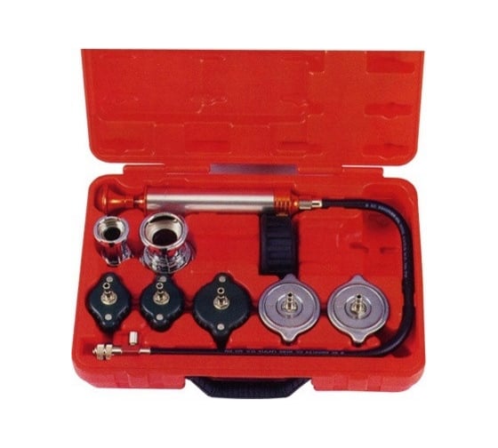 Изображение товара Набор для проверки герметичности радиатора, системы охлаждения ДВС, 9шт FORCE 908G2