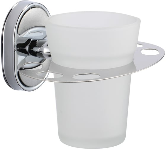 Изображение товара Настенный держатель для щеток c стаканом РМС A6020-1