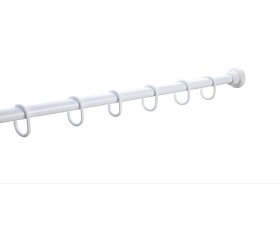 Изображение товара Карниз РМС КРБ-110 раздвижной, белый (110-200) КРБ-110