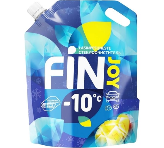Изображение товара Жидкость в бачок омывателя ХИМИК FIN JOY INDIGO -10 С, mango (манго) 3 л X279228411 66101211