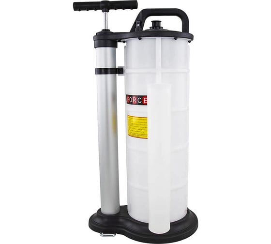 Изображение товара Ручной насос с ёмкостью 9л для вытяжки отработанного масла FORCE 9T3606M
