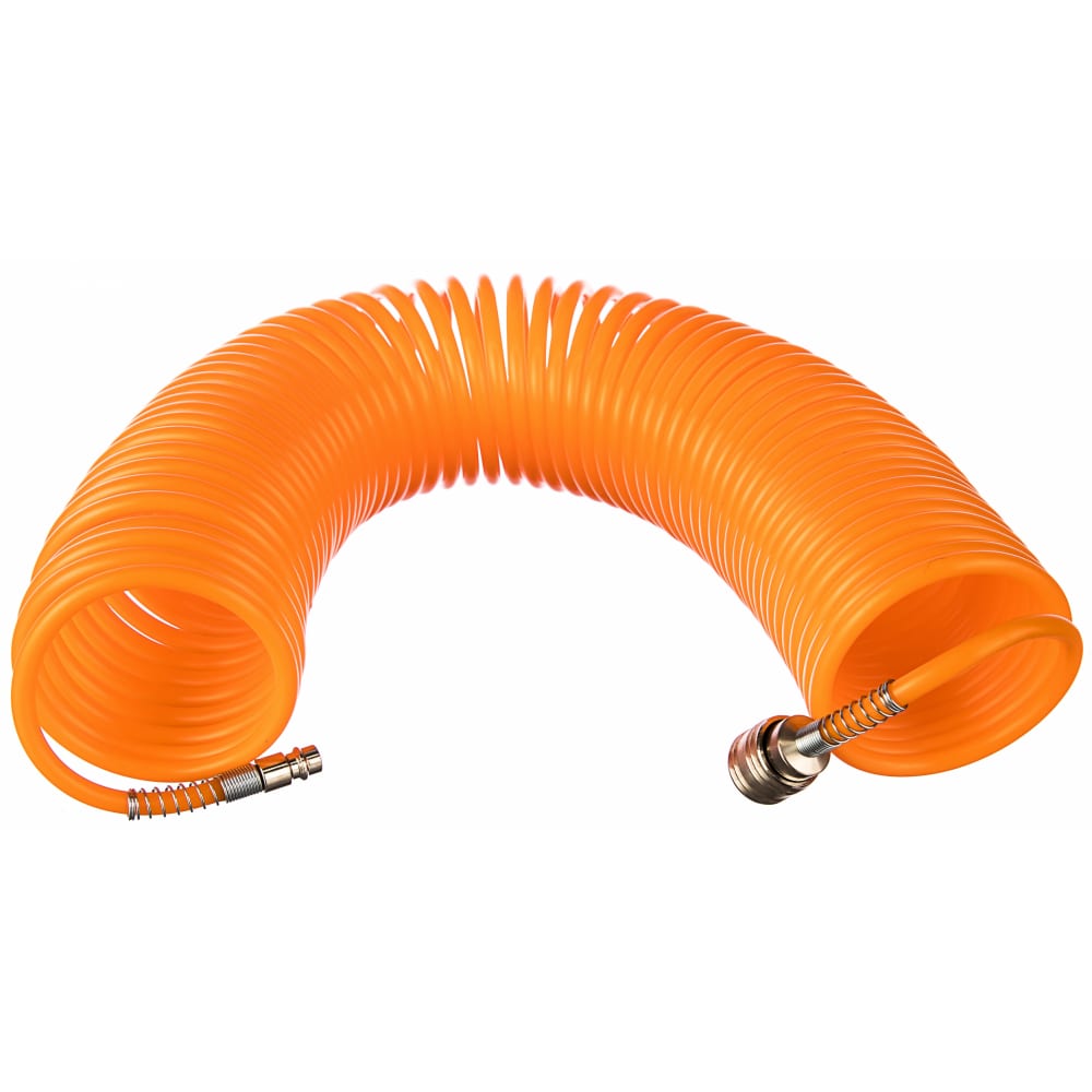 Спиральный шланг pe Кратон шланг спиральный с быстросъемными соединениями 8х12 мм 15м полиуритановый pegas