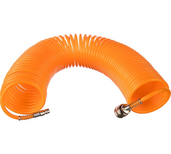 Изображение товара Шланг спиральный PE (15 м; полиэтилен) Кратон 3 01 04 017