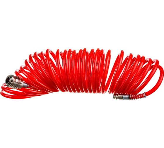 Изображение товара Шланг спиральный Кратон PU 7.5 м полиуретан 3 01 04 011