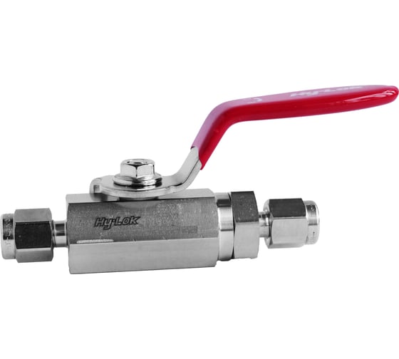 Изображение товара Шаровой кран Hy-Lok 110 серии из нержавеющей стали SS 316, 1/8" - 1/8" BV-H-2T-PK