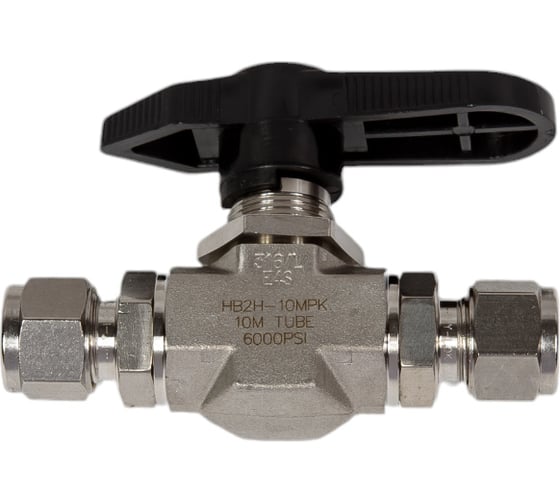 Изображение товара Шаровой кран Hy-Lok 102 серии, проходной, 10мм - 10мм HB2-H-10M-PK