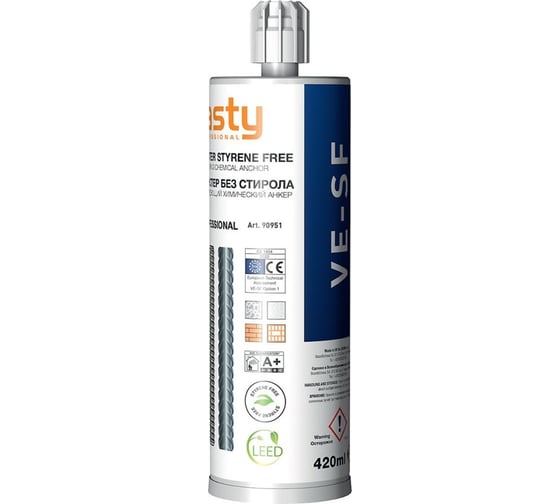 Изображение товара Fasty VE-SF картридж 420 мл + 2 смесителя 90951