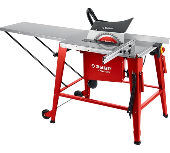 Изображение товара Напольный распиловочный станок ЗУБР со станиной и удлинителем, 2200 Вт СРЦ-315су