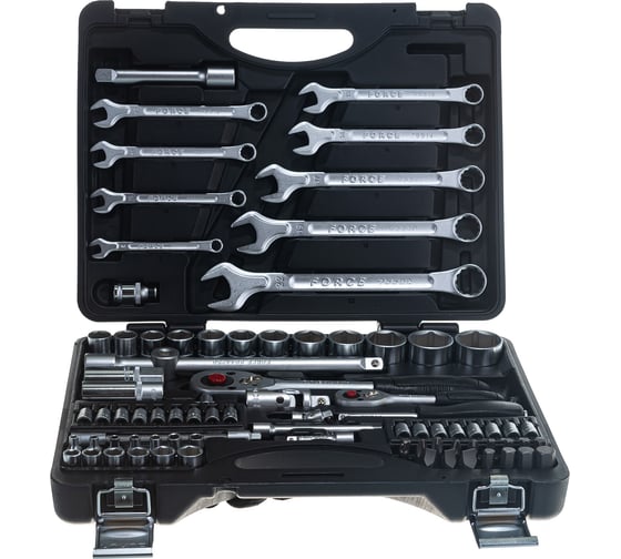 Изображение товара Набор инструментов FORCE 82 предмета 6 гранные 1/4, 1/2 4821R-5