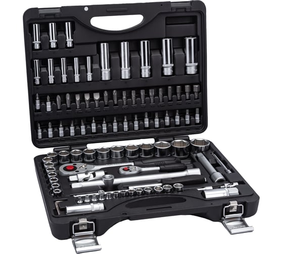 Изображение товара Набор инструментов FORCE 94 предмета с 6-гранными головками 1/4" 1/2" 4941R-5