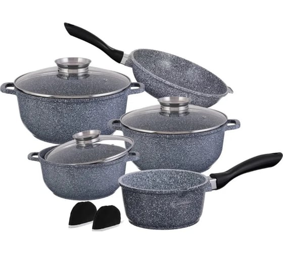 Изображение товара Набор круглых казанов EDENBERG 10 предметов EB-8012