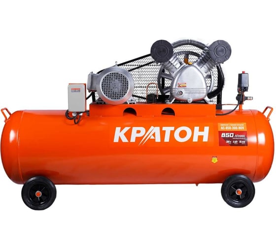 Изображение товара Масляный компрессор с ременным приводом Кратон AC-850-300-BDV 3 01 01 045
