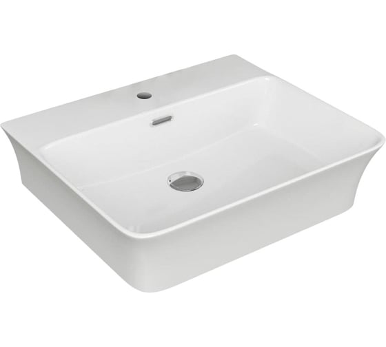 Изображение товара Раковина Teymi Aina 49 накладная, с полочкой под смеситель, белая T50002 ЦБ-00261026