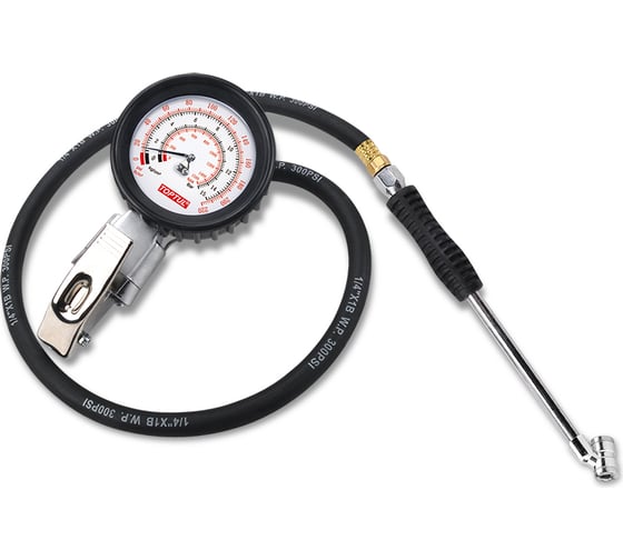 Изображение товара Пистолет для подкачки грузовых колес с манометром TOPTUL 15 бар JEAL220B