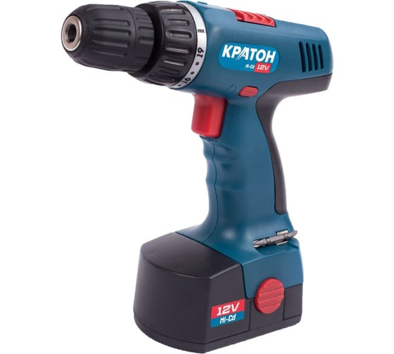 Изображение товара Аккумуляторная дрель-шуруповерт Кратон CDH-12-KL 3 11 01 038