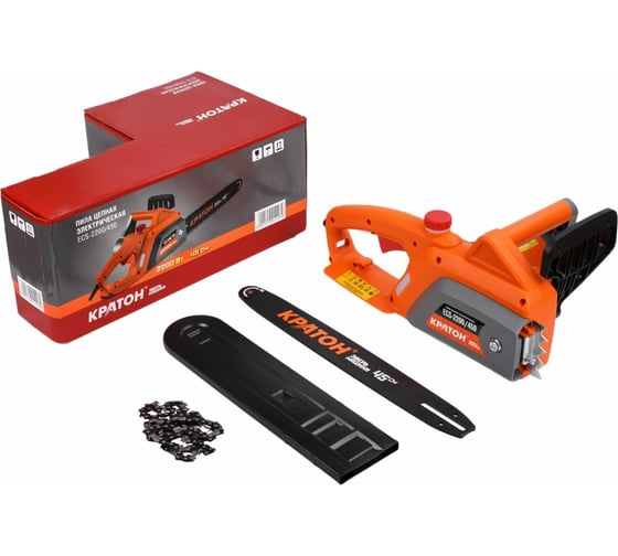 Изображение товара Электрическая цепная пила Кратон Зверь машина ESC-2200/450 3 14 01 006