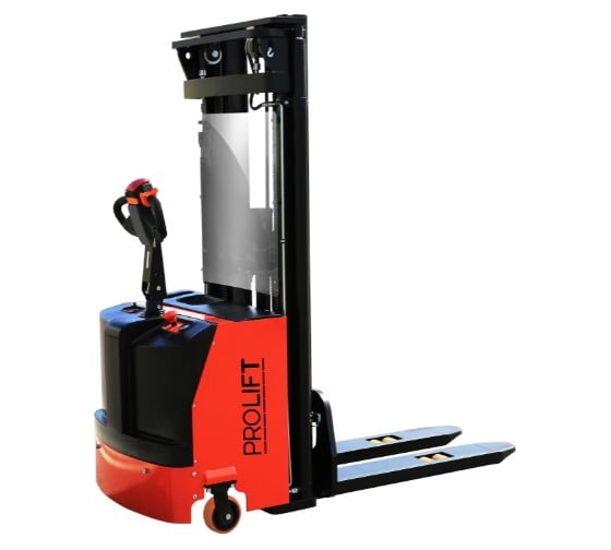 Изображение товара Самоходный электрический штабелер PROLIFT & SDR1645, г/п 1600кг, в/п 4500мм, колеса полиуретан, АКБ 280 Ah, арт. SDR1645 SDR1645 M2