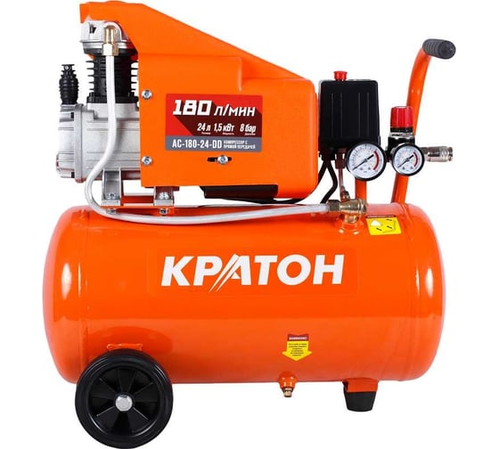 Изображение товара Компрессор с прямой передачей Кратон AC-180-24-DD 3 01 01 031