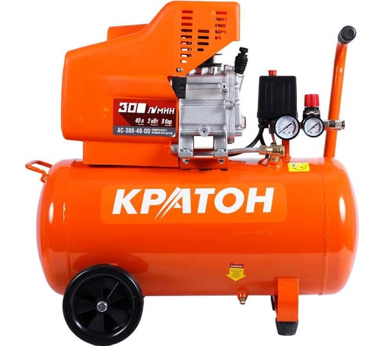 Изображение товара Компрессор с прямой передачей Кратон AC-300-40-DD 3 01 01 035