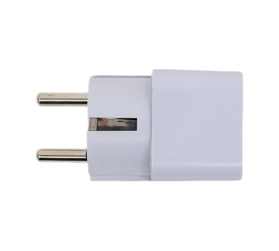 Изображение товара Универсальный переходник на евровилку Pro Legend с заземлением, белый 10/16А 250В PL1405