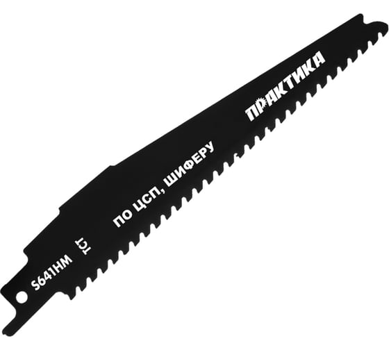Изображение товара Пилка твердосплавная S641HM по ЦСП, шиферу, дереву (150 мм) ПРАКТИКА 244-339