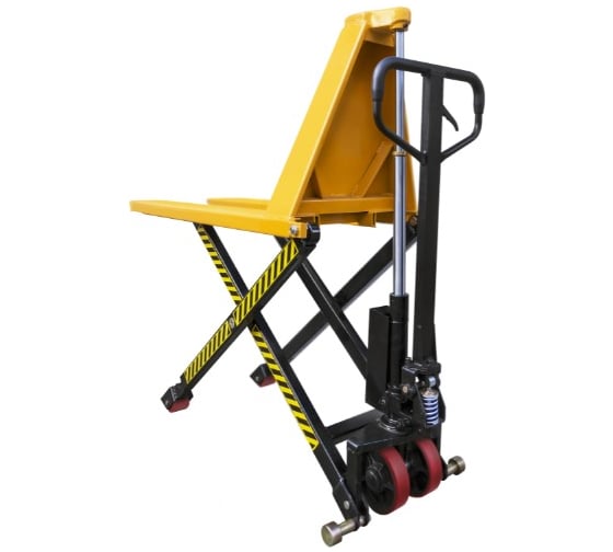 Изображение товара Гидравлическая тележка с ножничным подъемом PROLIFT JF-1000, грузоподъемность 1000 кг, колеса полиуретан, вилы 1150x550 мм