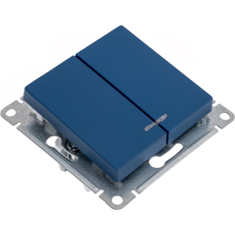 Изображение товара 2-клавишный выключатель Systeme Electric Atlasdesign аквамарин с подсветкой, сх.5а, 10ах ATN001153 Изображение товара 2-клавишный выключатель Systeme Electric Atlasdesign аквамарин с подсветкой, сх.5а, 10ах ATN001153