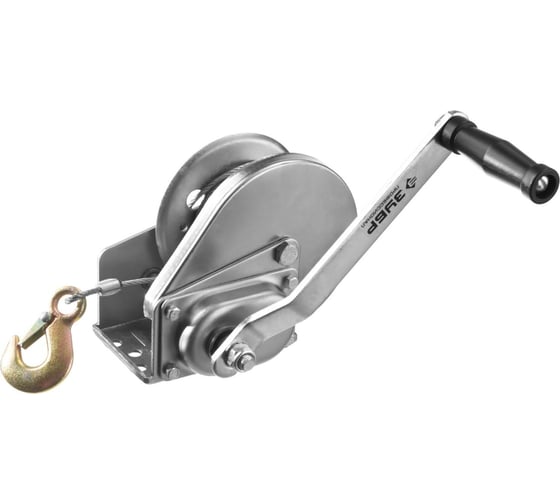 Изображение товара Ручная барабанная лебедка Зубр ПРОФЕССИОНАЛ 0,5т 8м 43117-0.5