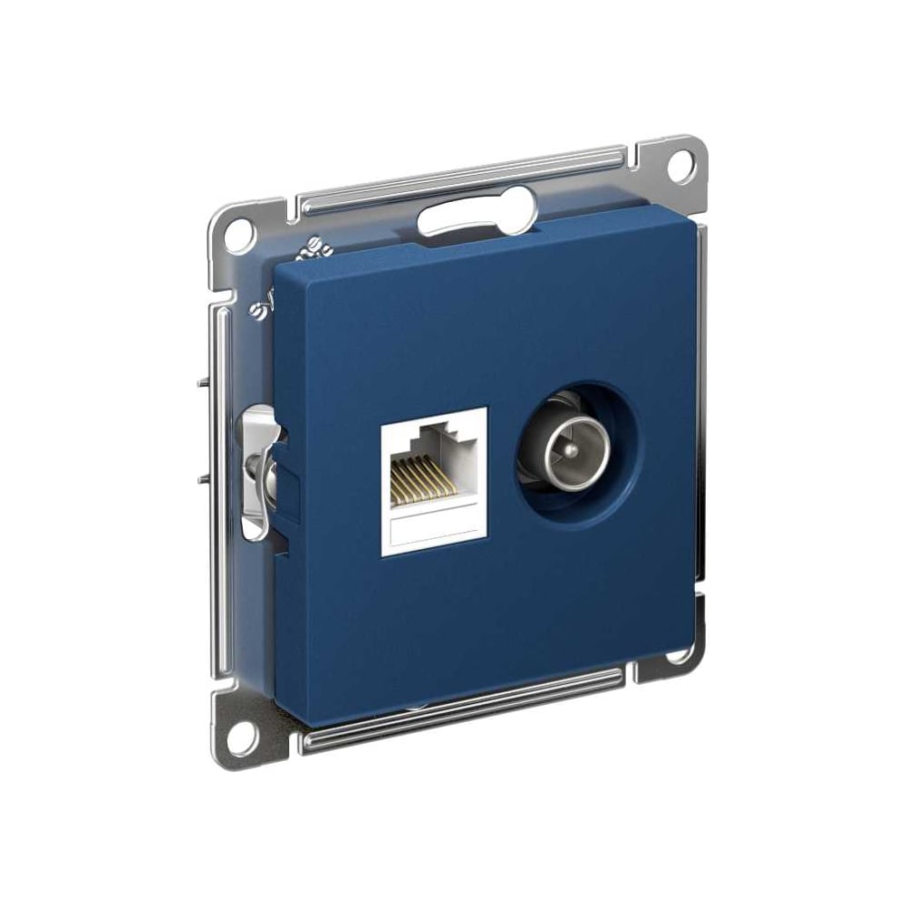 Розетка Systeme Electric Atlasdesign аквамарин ATN001189