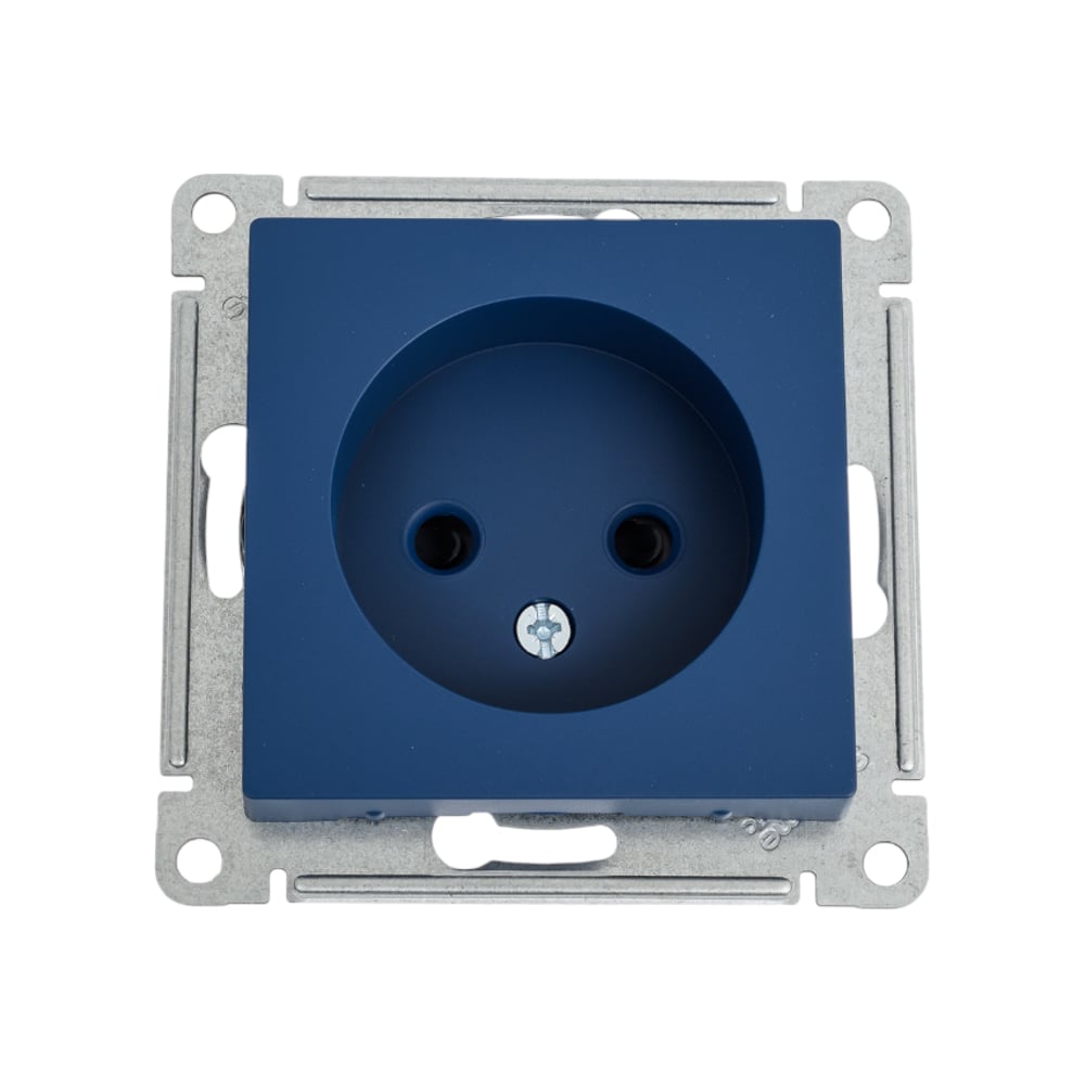 Изображение товара Розетка Systeme Electric Atlasdesign аквамарин без заземления 16А механическая