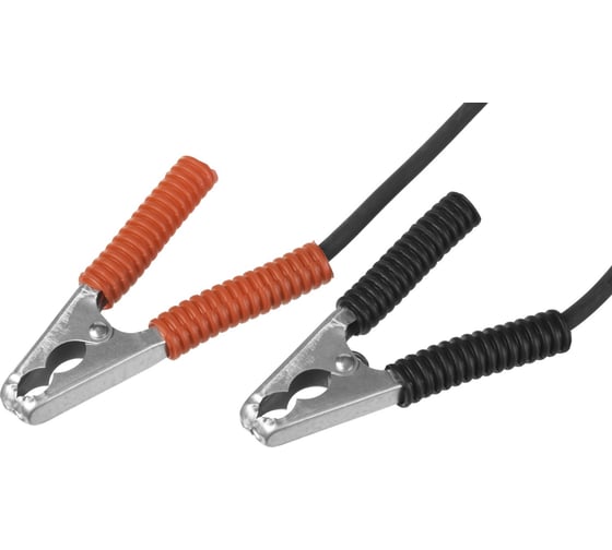 Изображение товара Пусковые провода СИБИН 300А 2.5м морозостойкие, в пакете 59340-300-2.5